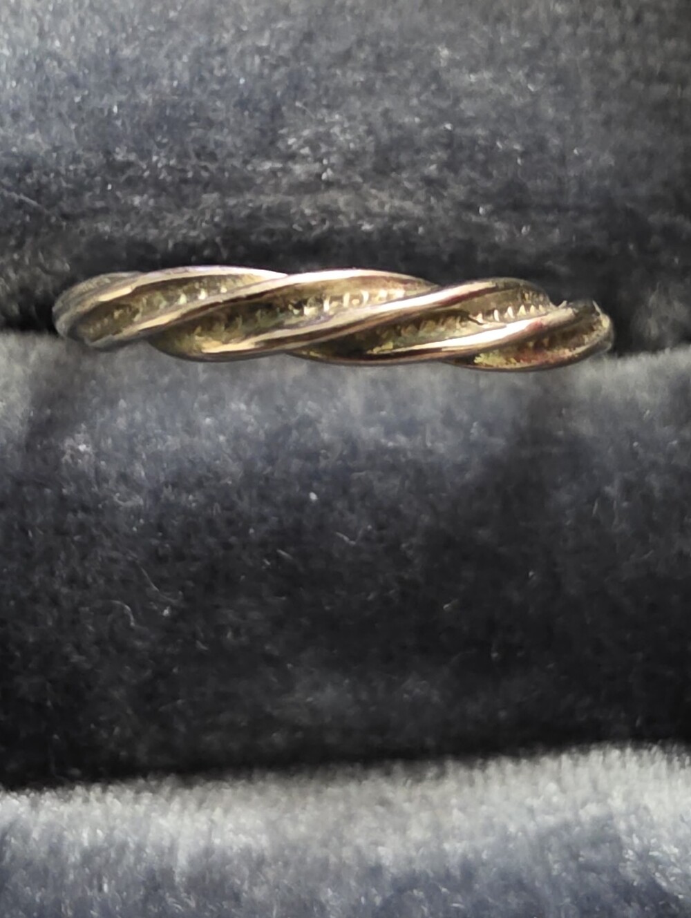 Sterling Silver Twist Ring (Vintage)